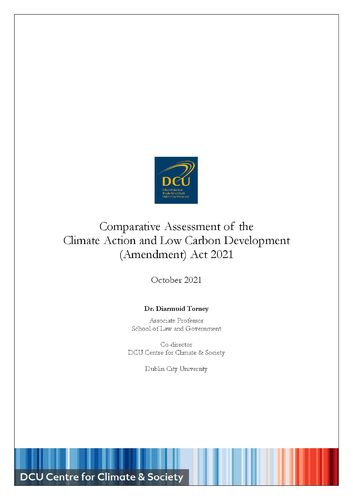 Comparative Assessment of the Climate Action Act 2021 - DCU October 2021 (1)
