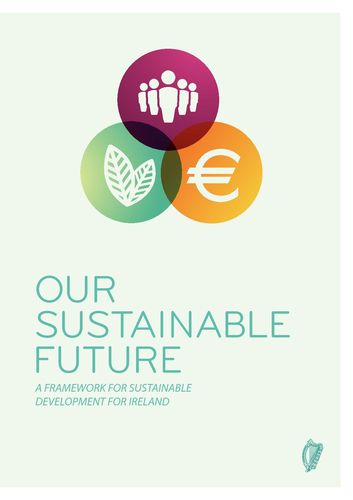 Publication cover - Our Sustainable Future Framework for Sustainable Development in Ireland