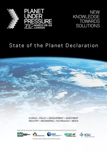 Publication cover - state_of_planet_declaration
