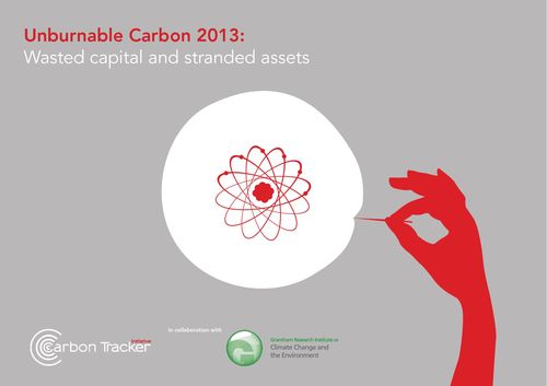 Publication cover - Unburnable Carbon 2013