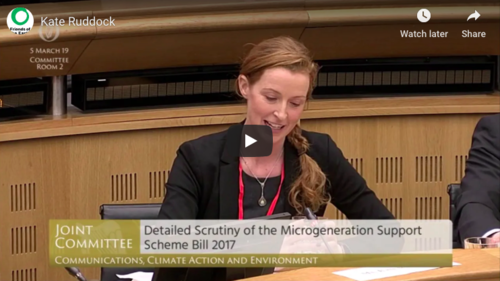 Kate addressing Oireachtas Committee March 2019